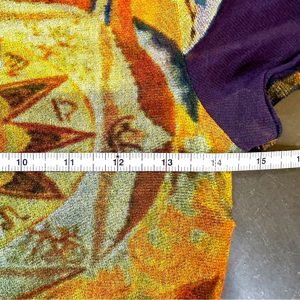 Vivienne Tam Y2K 90s Brat Mesh Chakra Vintage Mini Dress - Picture 5 of 11